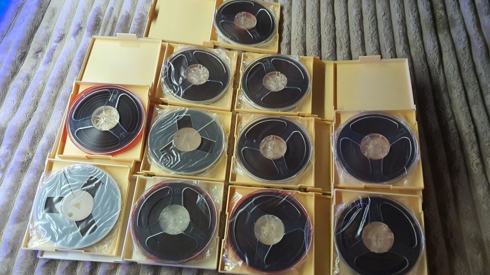 Taśmy magnetofonowe CCCP prod. 1976r. B.dobry stan! Zestaw 11szt !!!