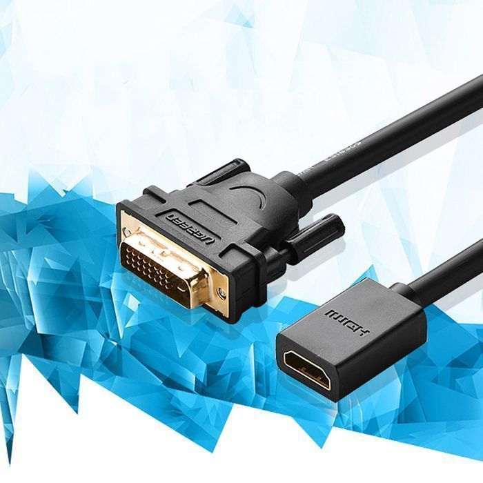 Adapter DVI na HDMI, Transfer 1080p, 0.15M - Ugreen