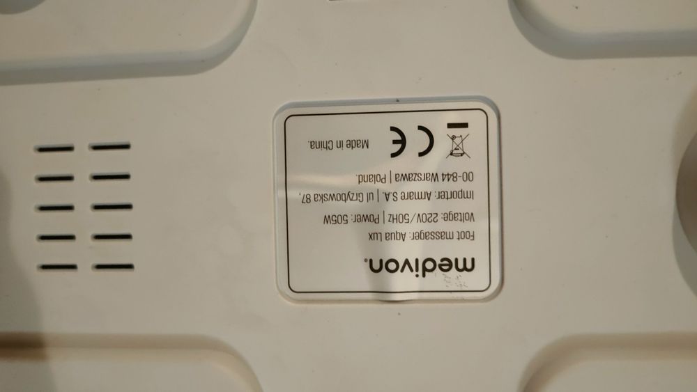 Masażer do stóp wodny