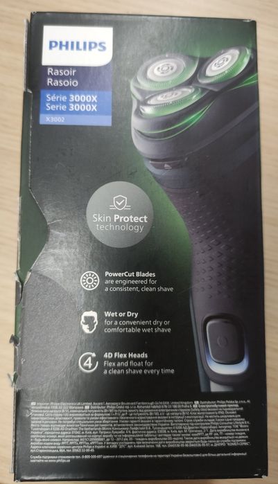 Phillips shaver 3000x sereis - golarka