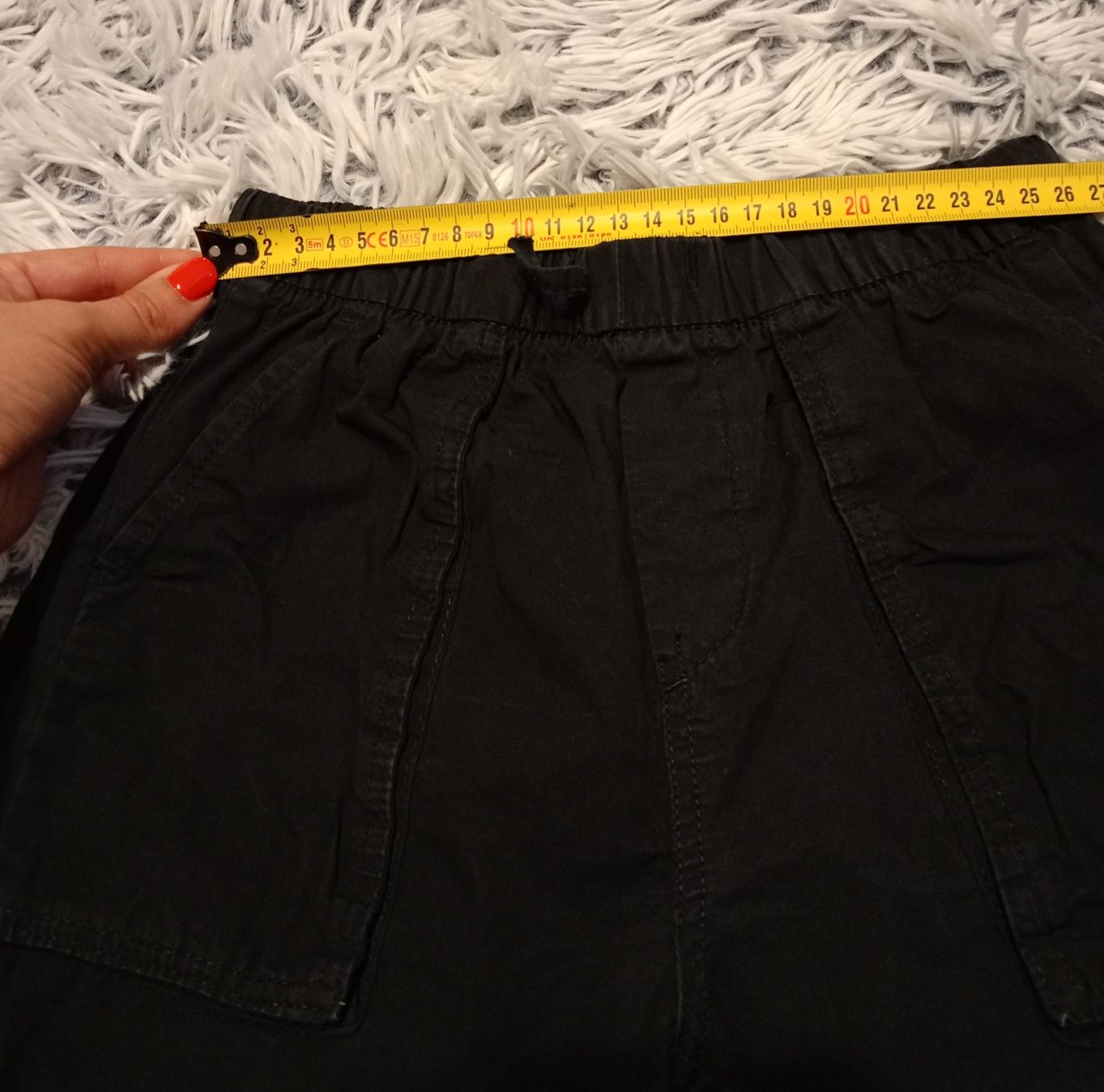 Spodnie Cargo czarne H&M roz. 116