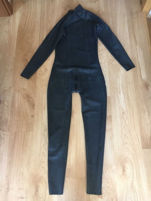 850/ OD REKI XL Sylwester kombinezon przebranie 0,4mm lateks Haloween