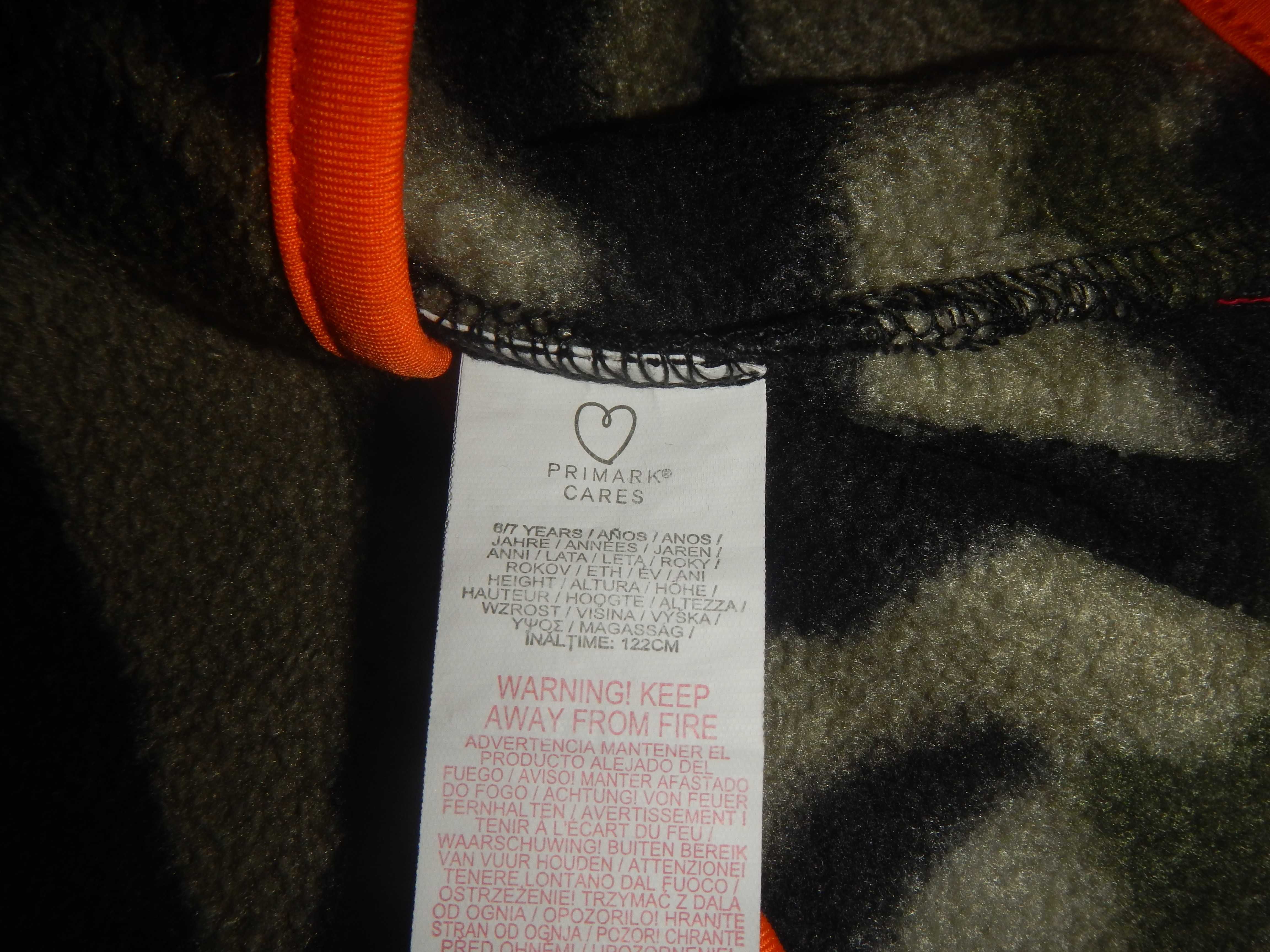 Флісова кофта primark p.6-7років(122см)