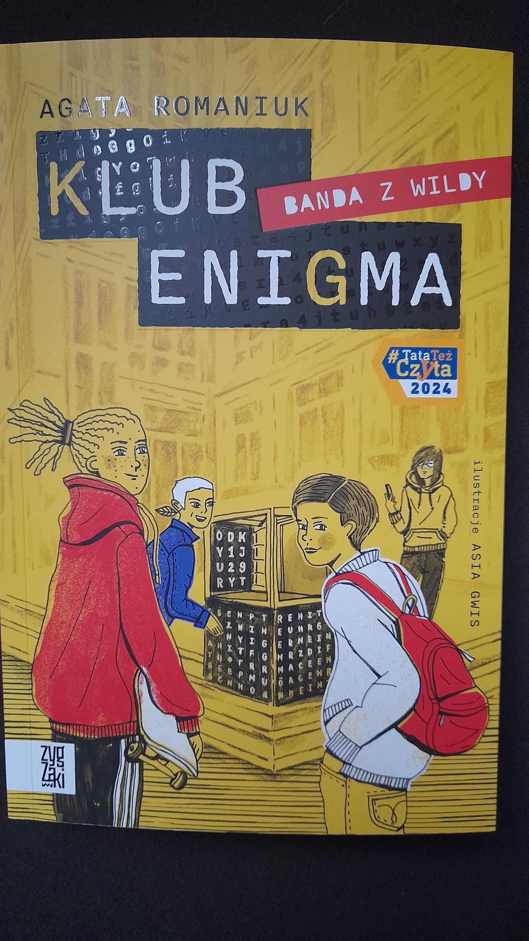 PRZEDPREMIERA książki Klub Enigma banda z Wildy z autografem