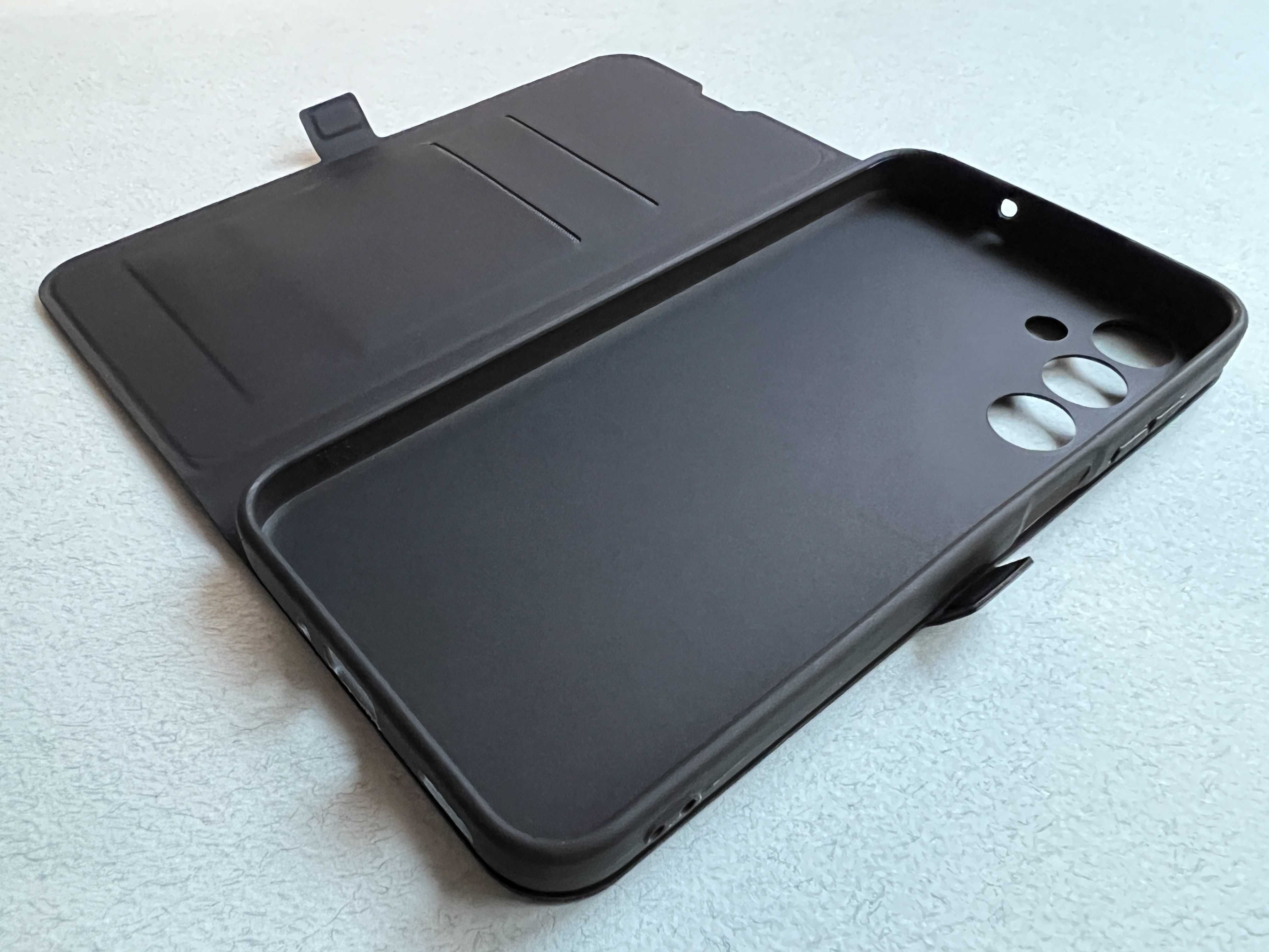 Samsung Galaxy M35 чохол-книжка еко шкіра Wave Flap чорний чехол кожа