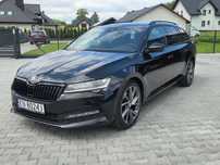 Skoda Superb Sport Line; 4x4; Bezwypadkowa; Serwis ASO; Webasto; Hak