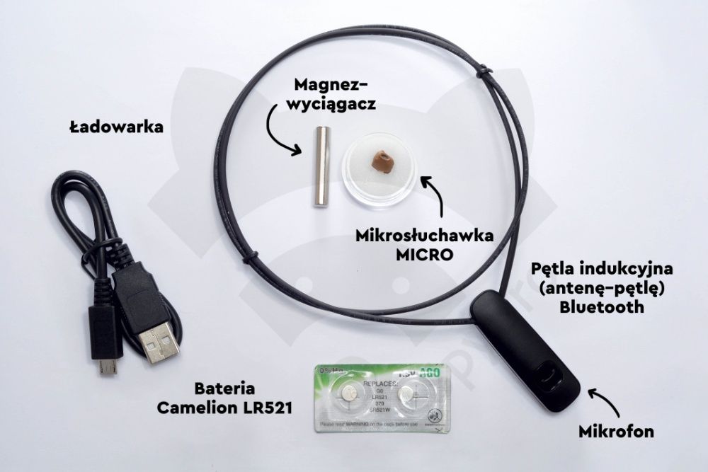 Mikrosluchawka SpyBro MICRO Nanosłuchawka wypożyczyć kupić Warszaw
