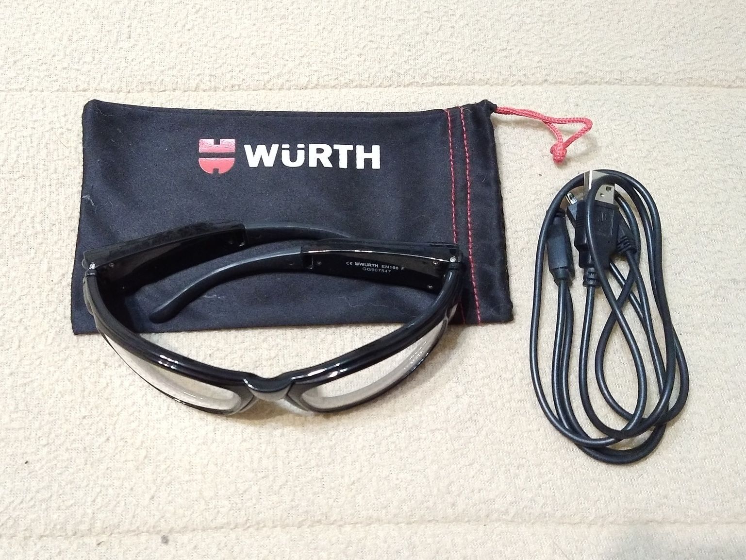 Óculos Wurth + carregador baterias 12V