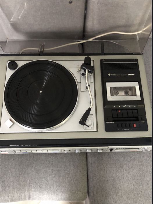 Магнитофон проигрыватель вега119