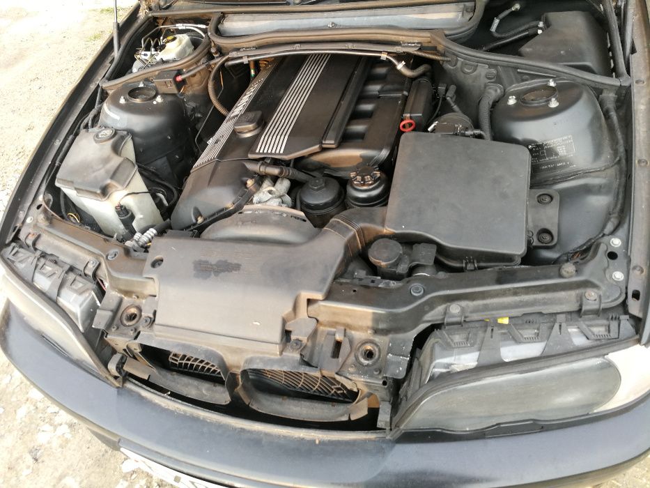 BMW e46 3.0 m54b30 Pas przedni,chłodnice,wentylatory kpl.