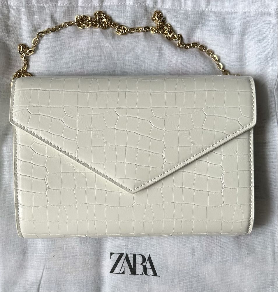 Біла сумка ,клатч Zara,нова
