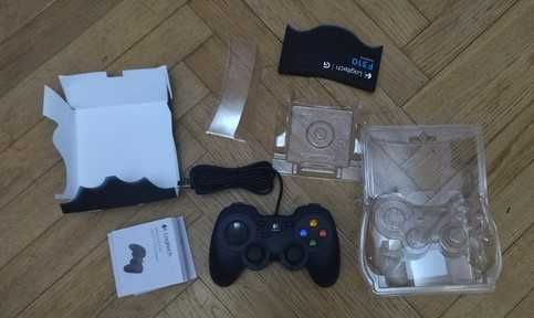 Дротовий гeймпaд Logitech F310 PC Black/Blue