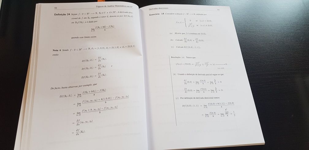 Livro Tópicos de Análise Matemática em IR