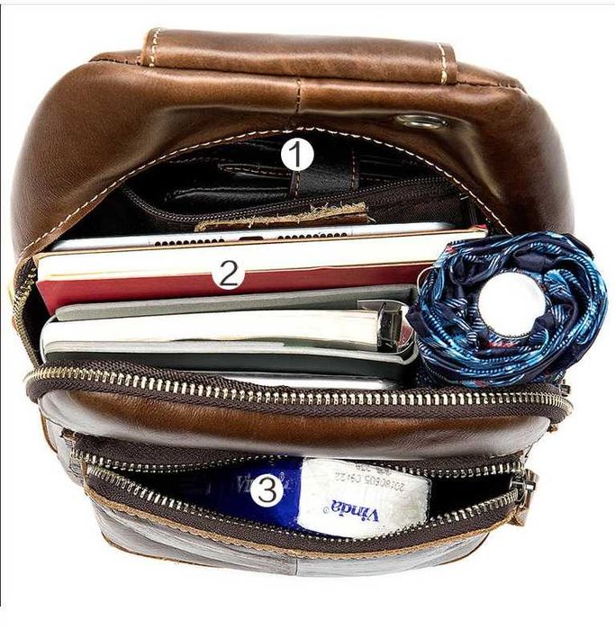 Мужская кожаная сумка чоловіча шкіряна бананка барсетка кожаная