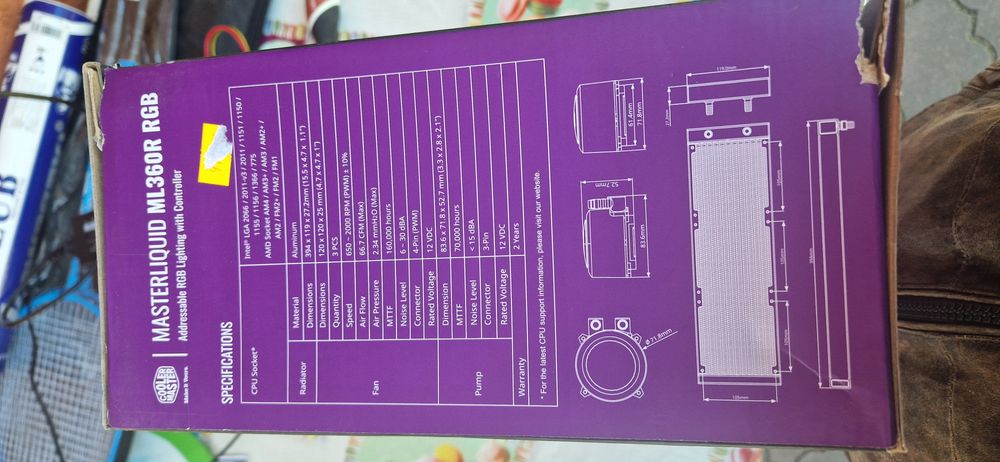 Cooler Master MasterLiquid ML360R RGB 3x120mm