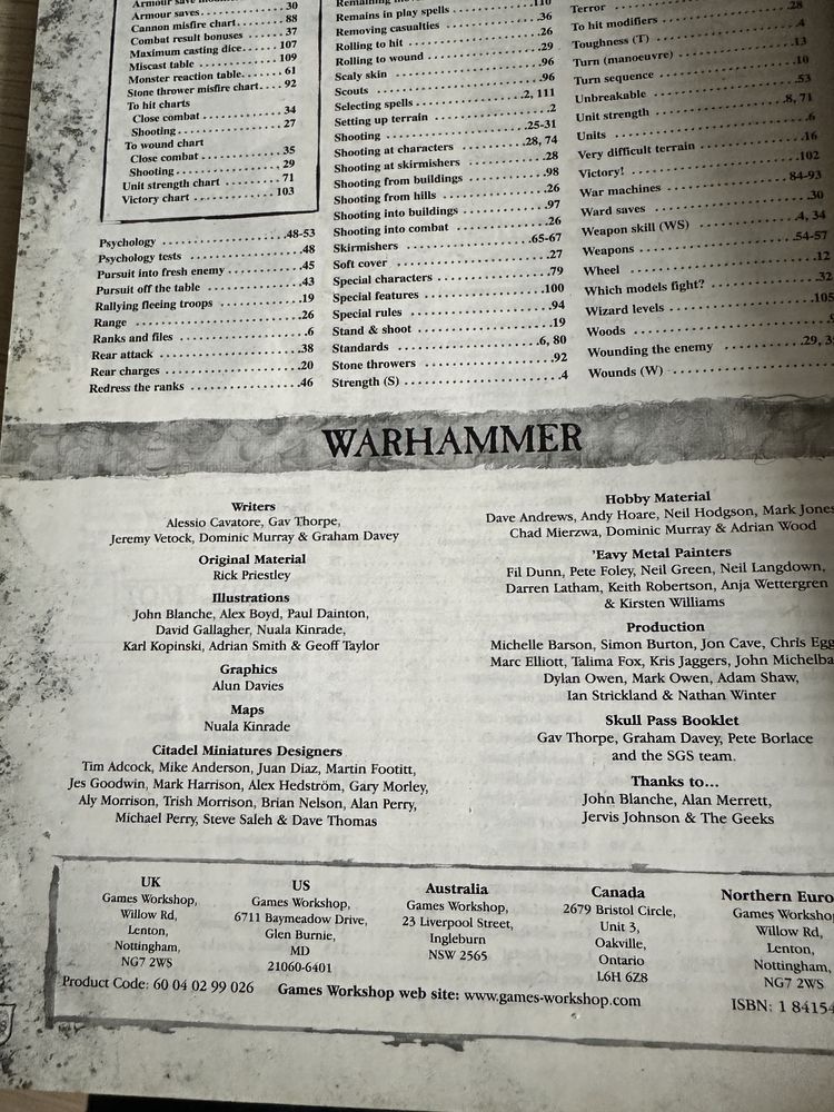 Warhammer Mini Rule Book