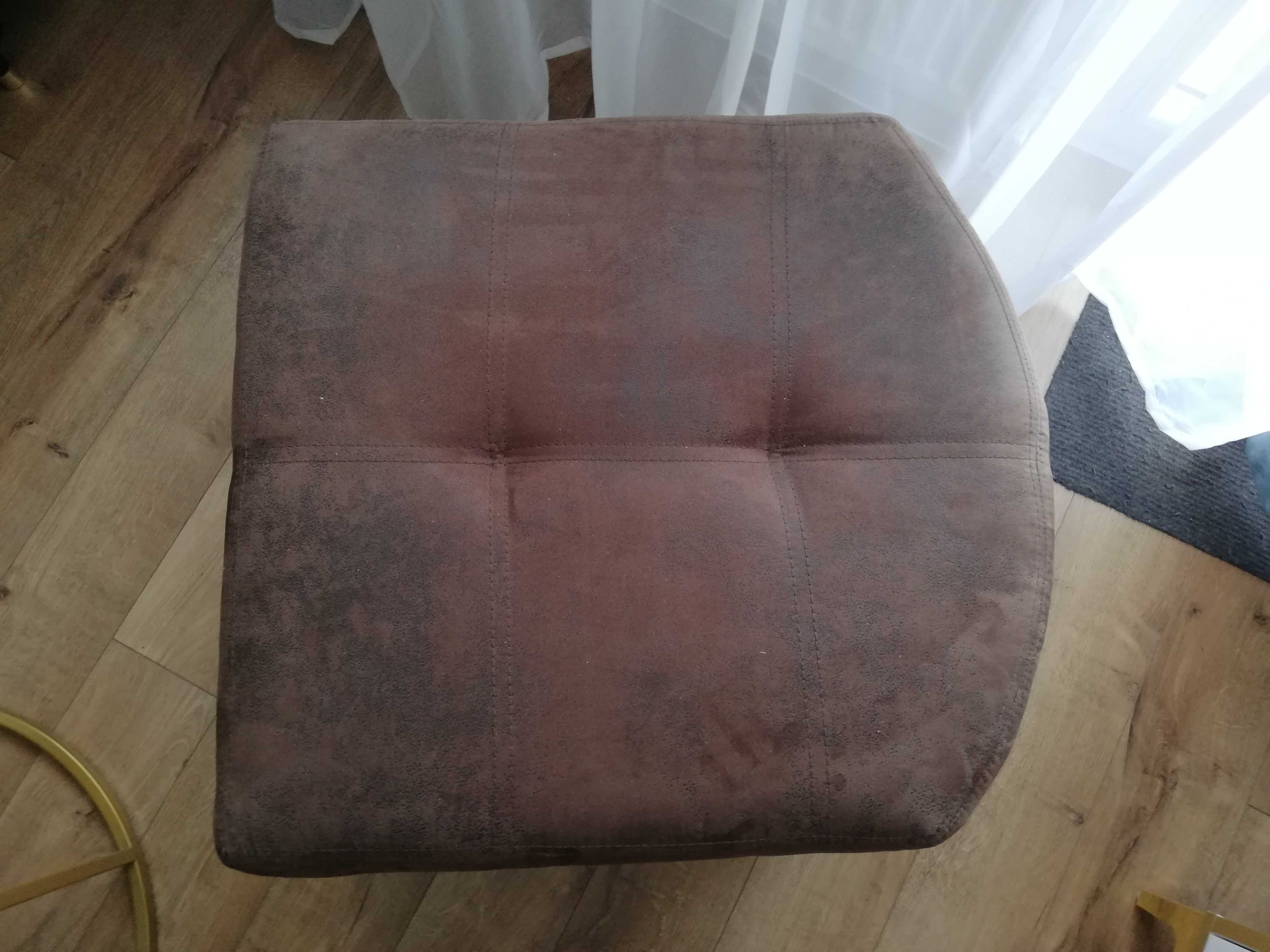 Puf brązowy 68x62x42 cm, otwierany
