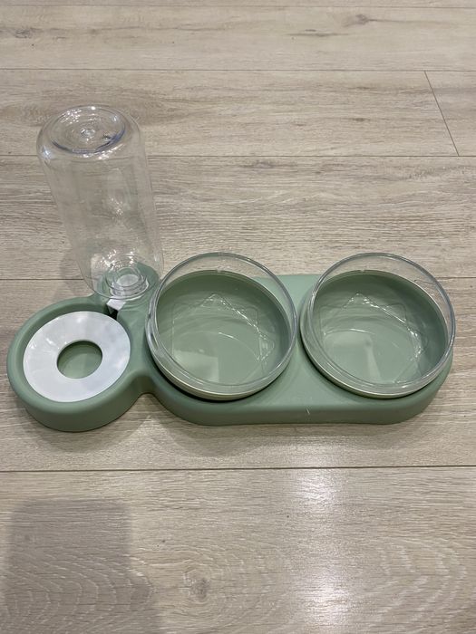 Миска подвійна, поїлка