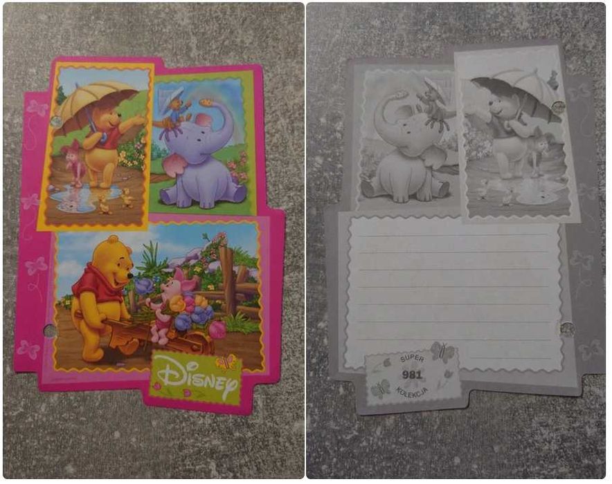 Karteczki do segregatora Disney Kubuś Puchatek