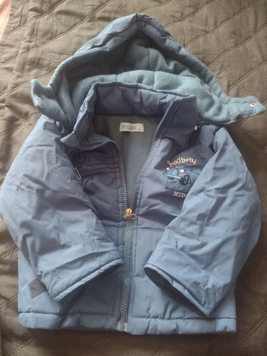 Komplet zimowy dla chłopca , kurtka zimowa i spodnie ocieplane