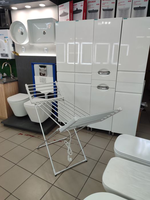 Електрична рушникосушарка Zerix Comfort  EDC-23148-T-Silver з таймером