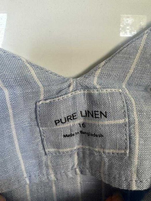 M&S топ льняной, майка