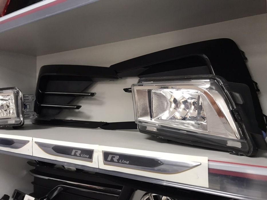 Passat b8 usa rline р лайн туманка накладка шильдик