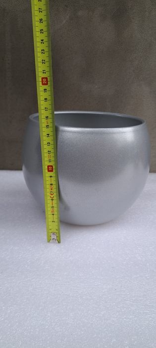 Srebrna duża osłonka ceramiczna