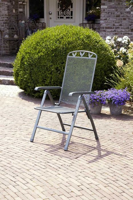 крісло Складний садовий стілець greemotion Toulouse зі сталі