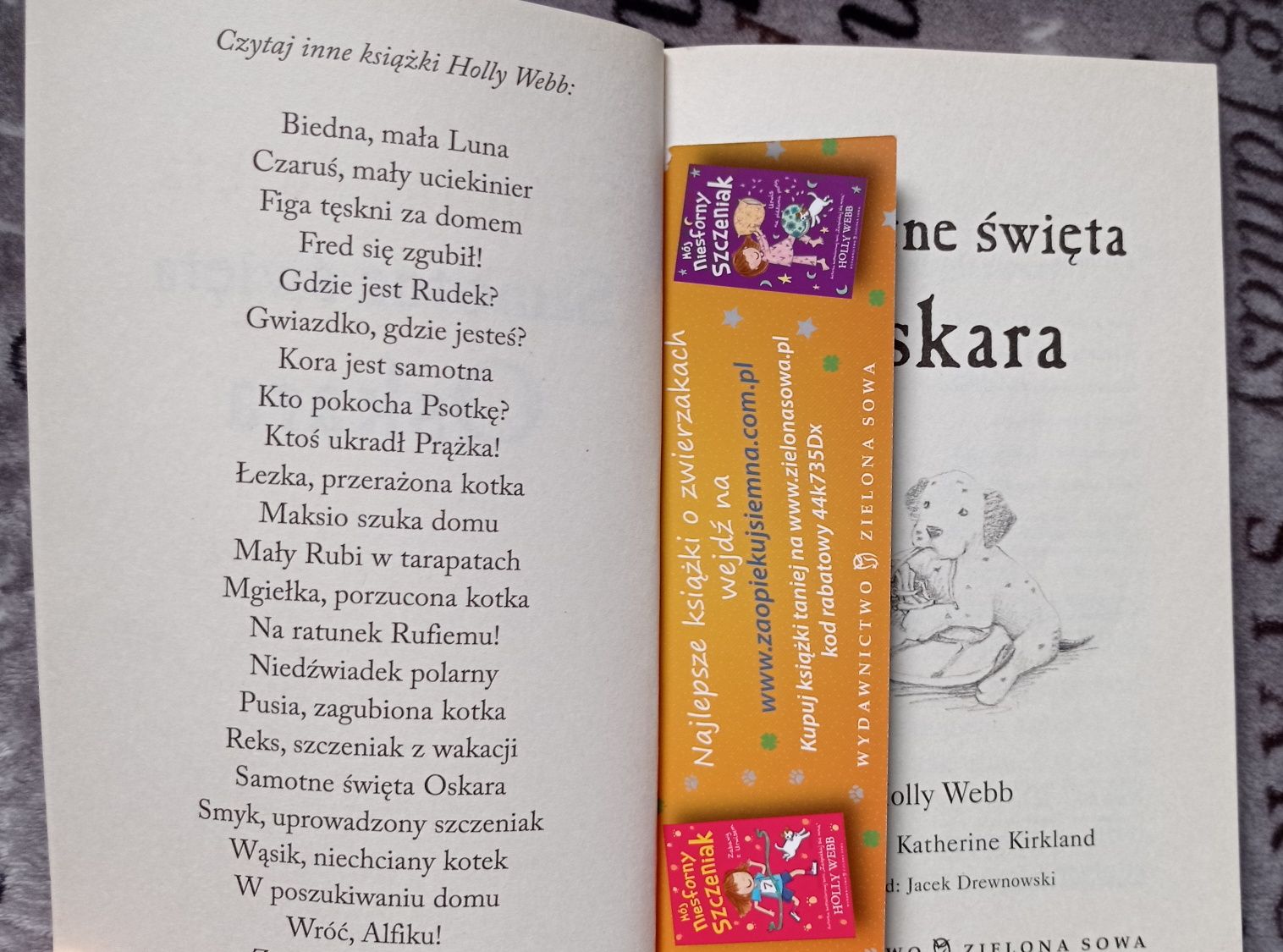 Zaopiekuj się mną Holly Webb - Samotne święta Oskara - piesek