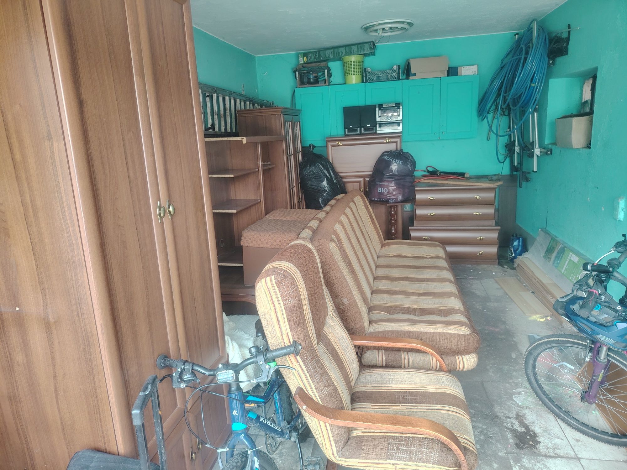 Sofa 2 fotele i stolik
