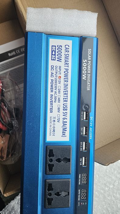 Перетворювач напруги, інвертор 5000W inverter 12V-220V