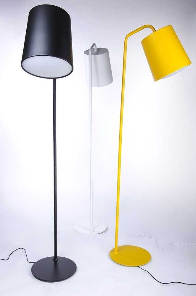 Lampa stojąca Flaming duża biała ML7097