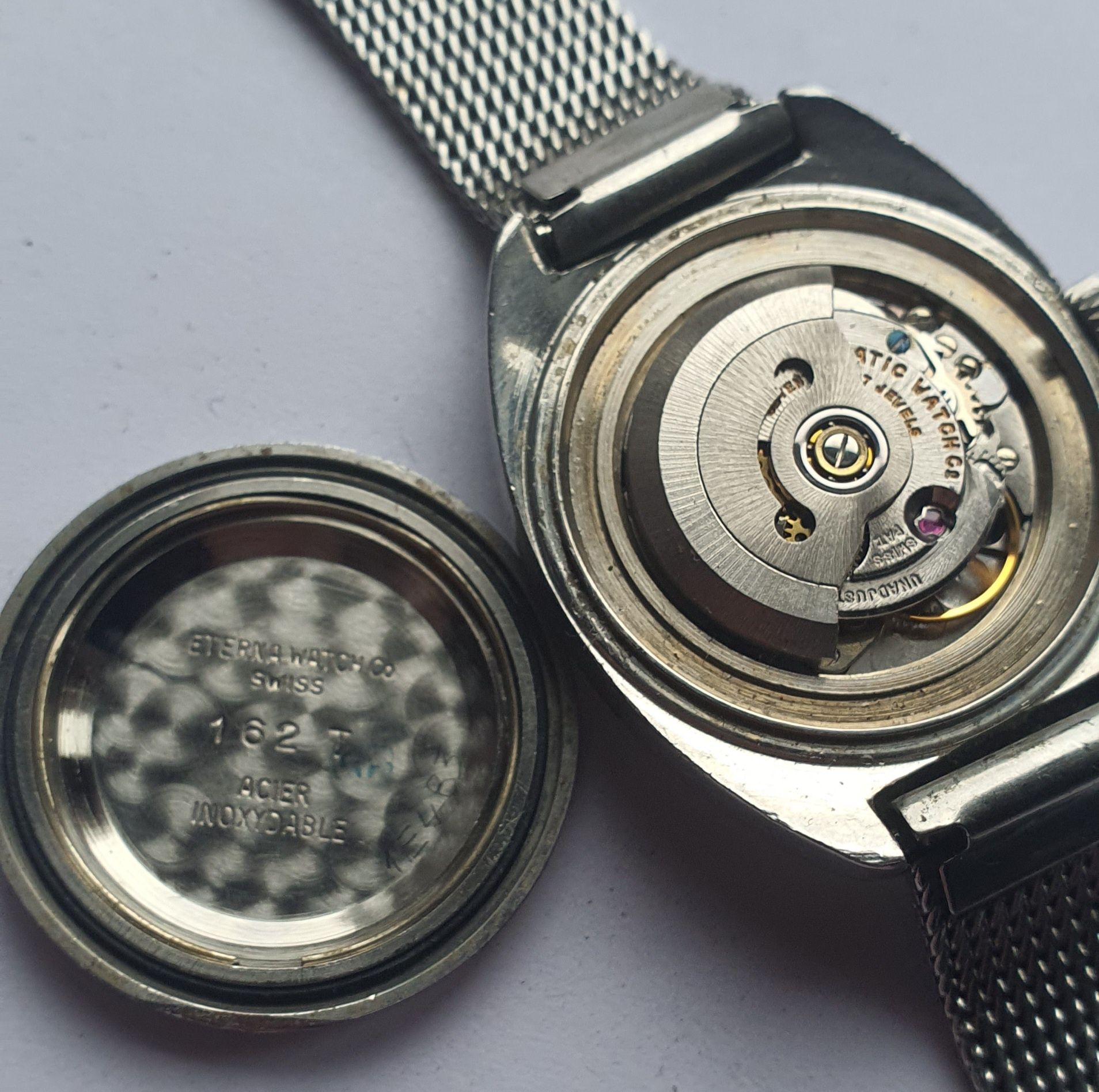 Zegarek damski Eterna-Matic Swiss lata 70te Automatic