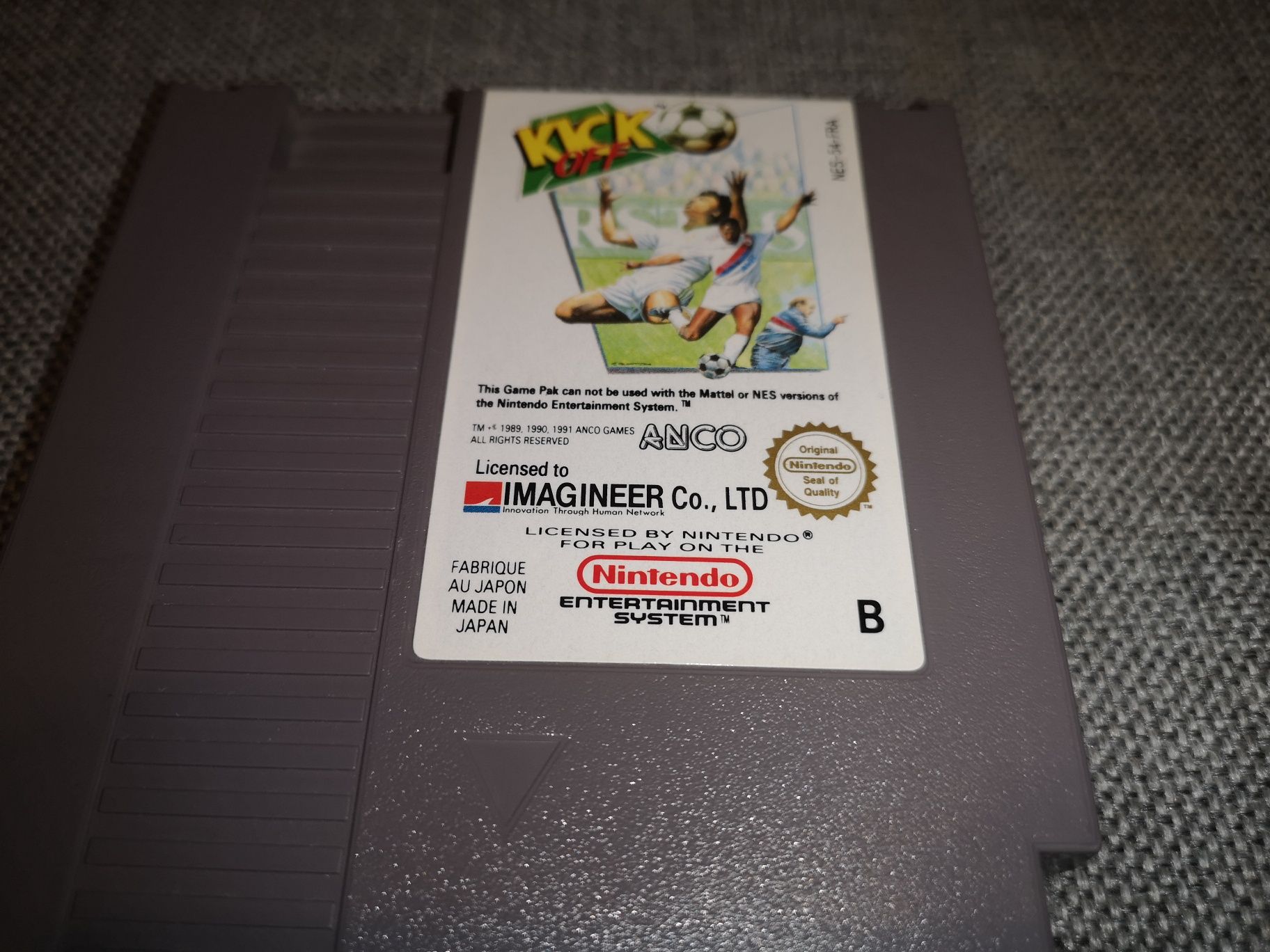Kick Off NES Nintendo gra PAL (oryginał testowany) sklep Ursus
