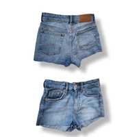 Jeansowe spodenki damskie H&M 34 XS