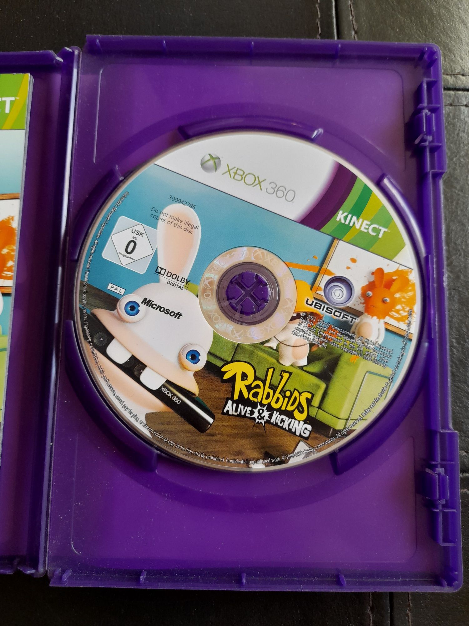 Rabbids na żywo i w kolorze po polsku xbox 360 kinect