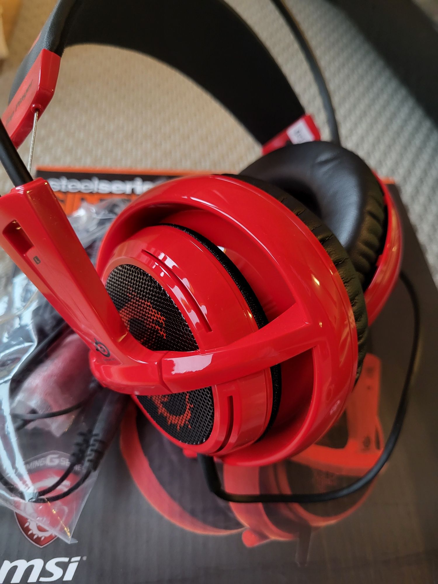 MSI SteelSeries Siberia V2 słuchawki
