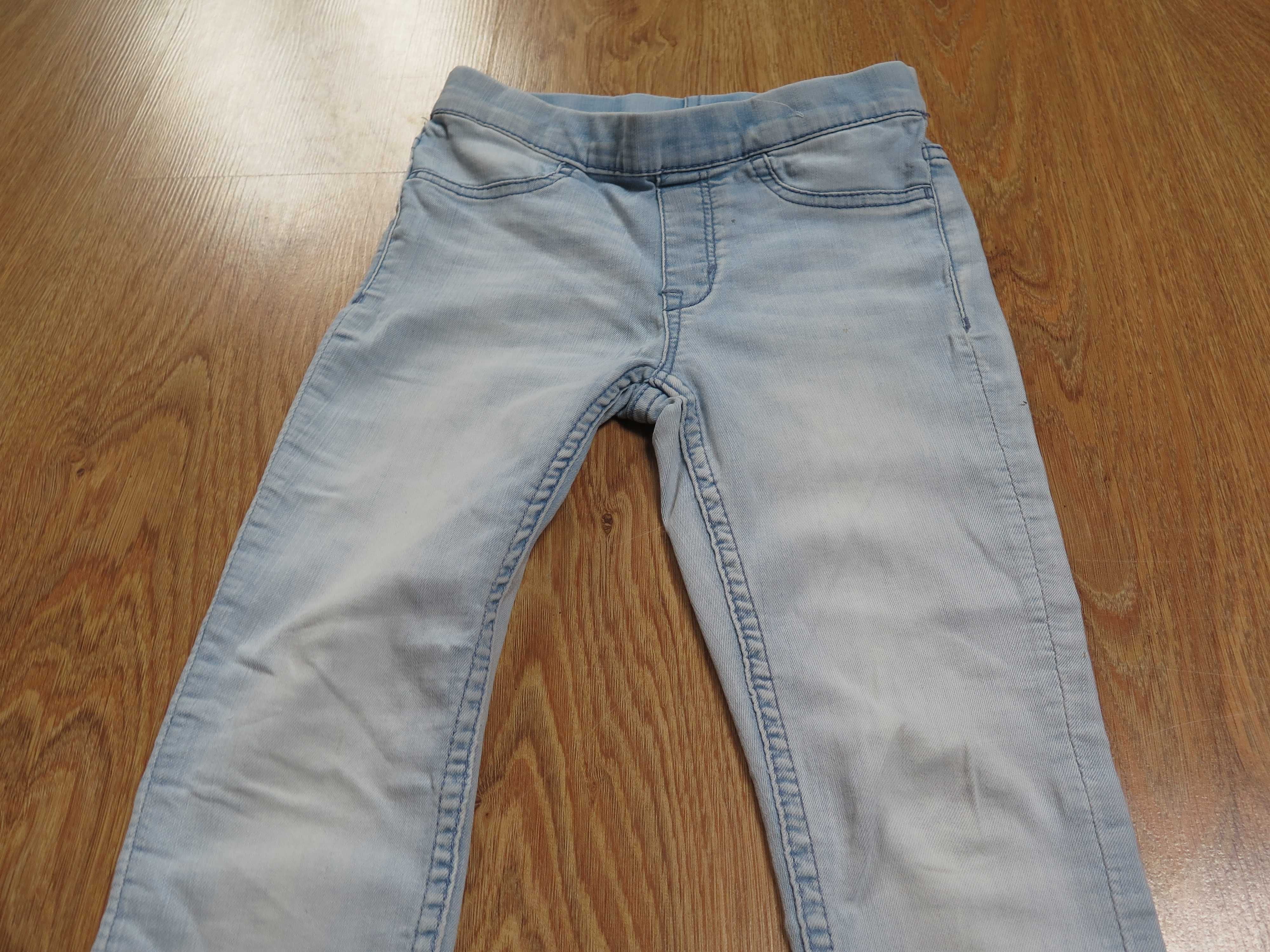 Spodnie jeansy dla dziewczynki 110 hm