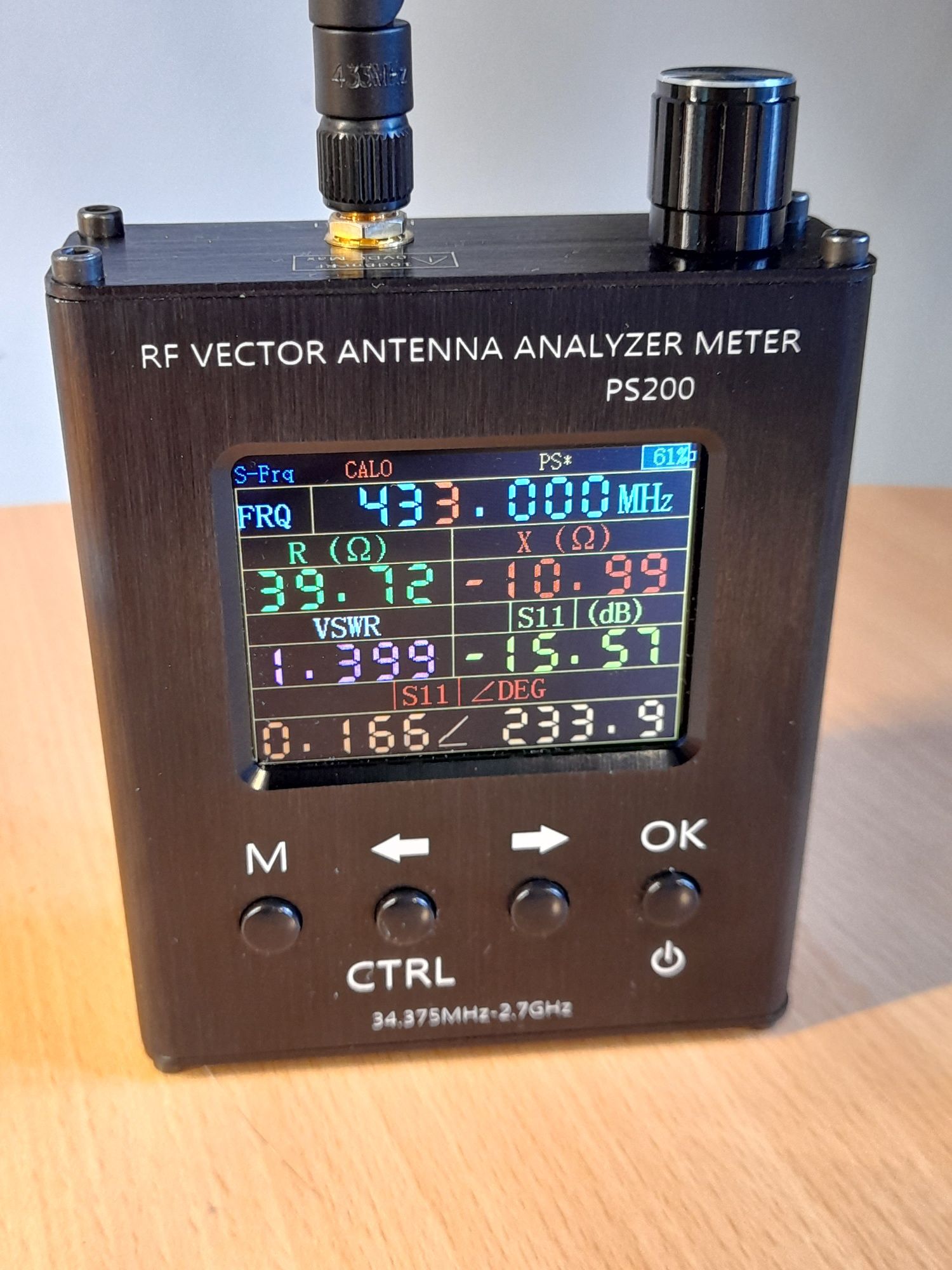 VNA Analisador de antena PS200 n1201sa+