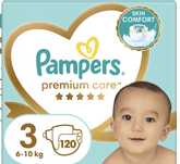 Pampers premium care 3 120 sztuk