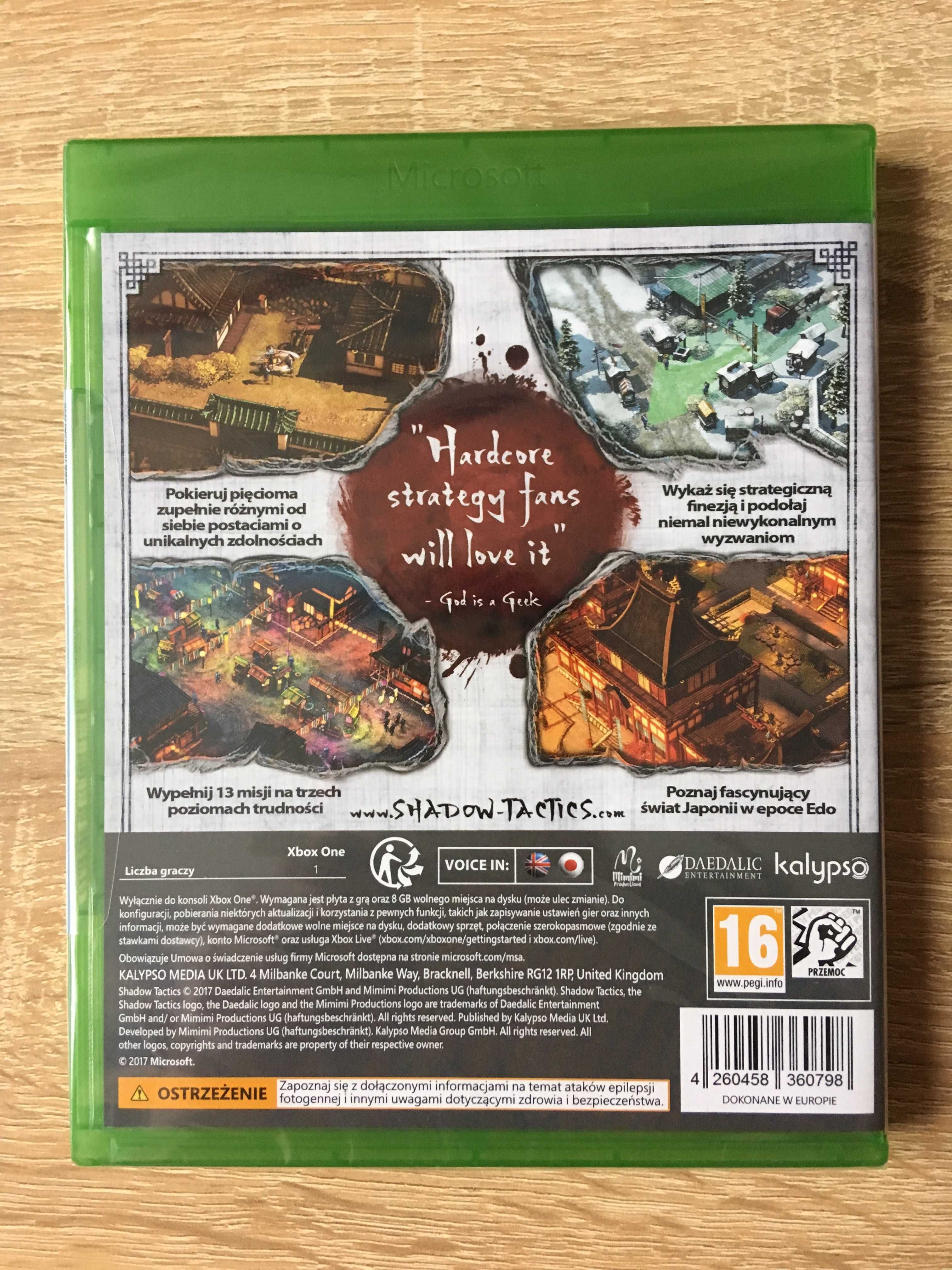 Shadow Tactics: Blades of the Shogun - Xbox One - PL - NOWA, FOLIA