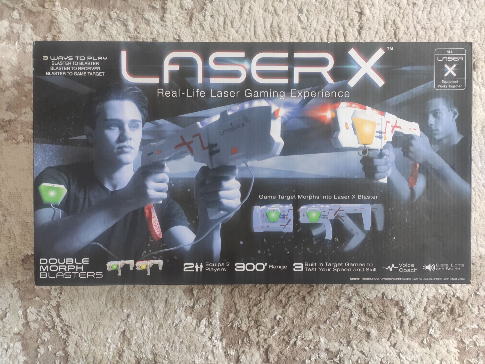 Лазерний подвійний пістолет Laset X Blaster!