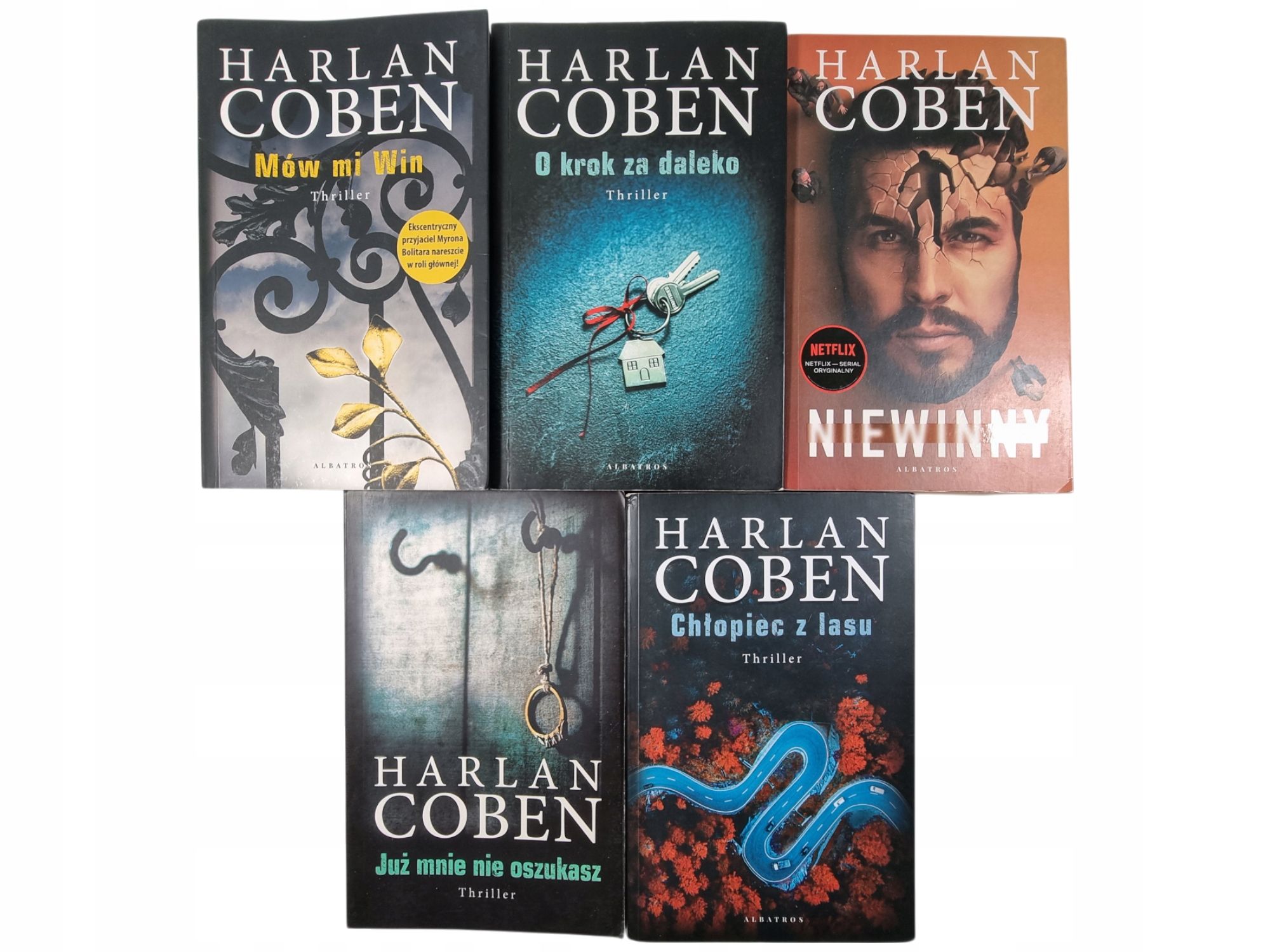 Harlan Coben / zestaw 5 książek / Kryminał