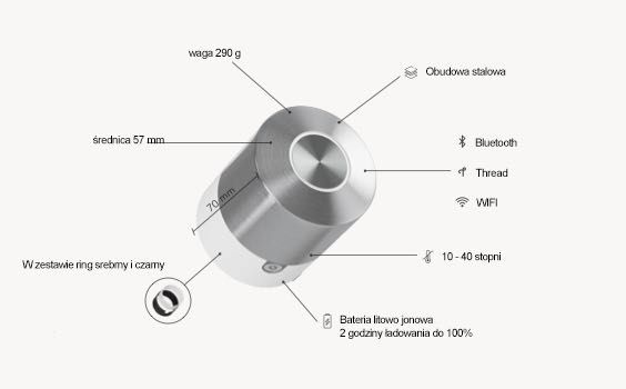 Zamek elektroniczny NUKI PRO 5.0 z wbudowanym WIFI