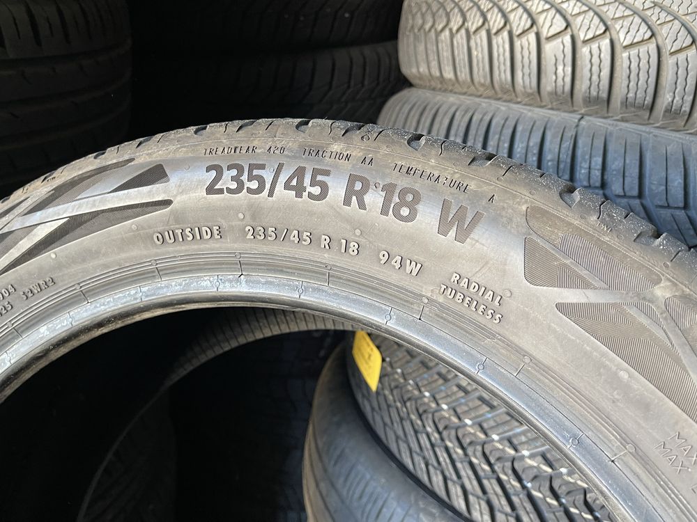 2xContinental 235 45r18., 2022 5.3mm