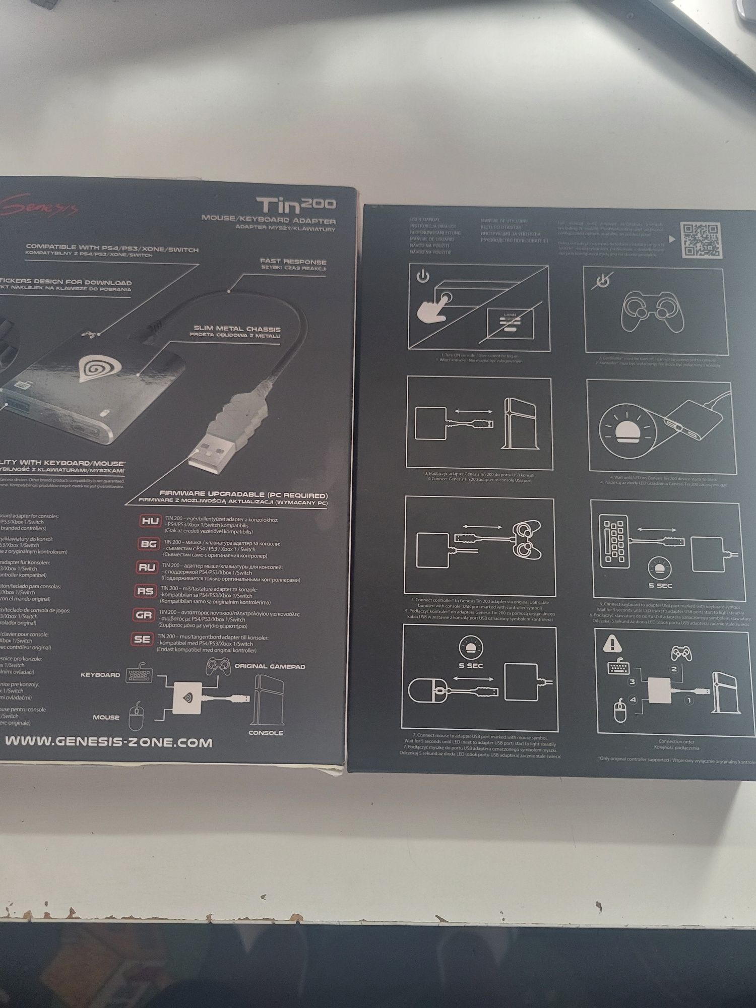 Adapter do konsol Genesis Tin 200