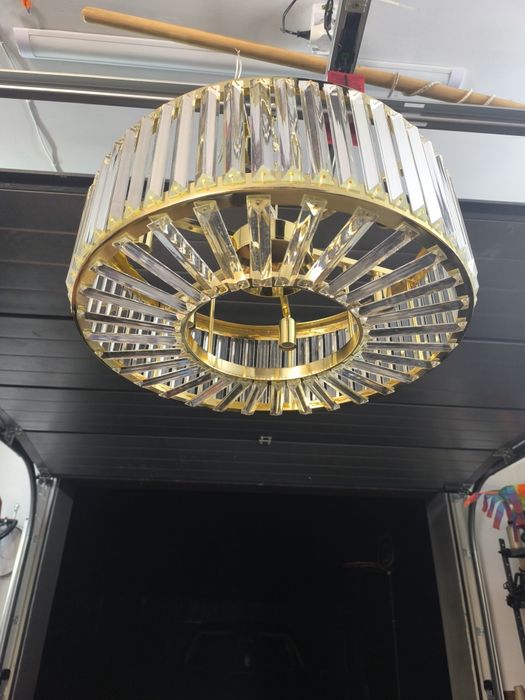 Lampa sufitowa , żyrandol kryształowy