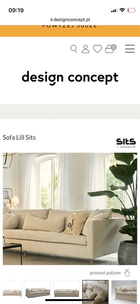 Sofa sigge sits lill 3,5 osobowa