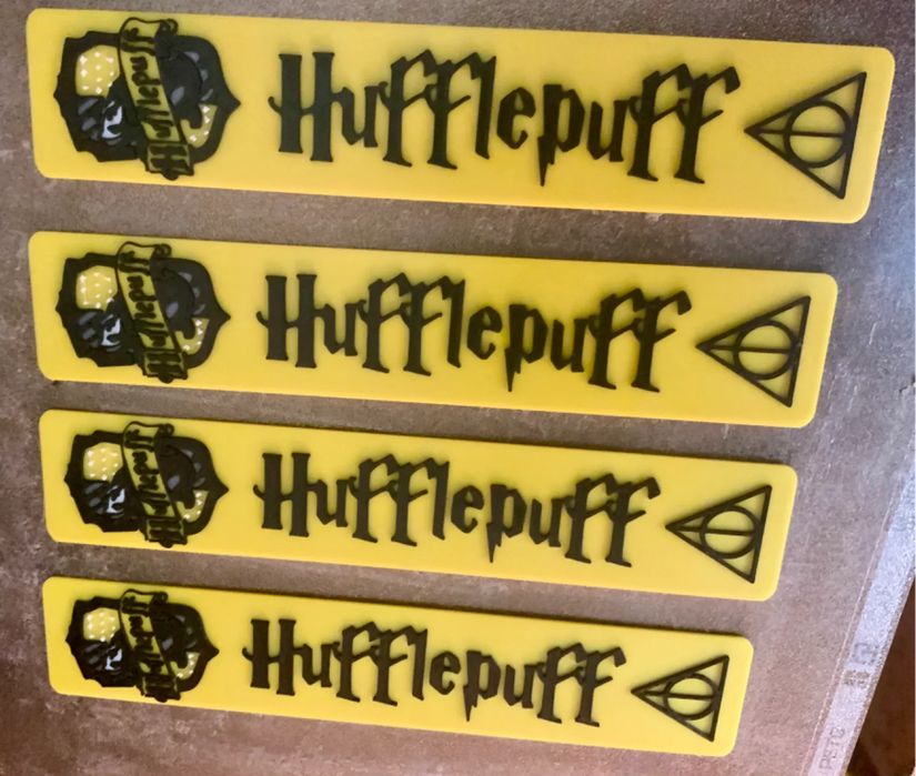 Marcador de Livros Hufflepuff Harry Potter